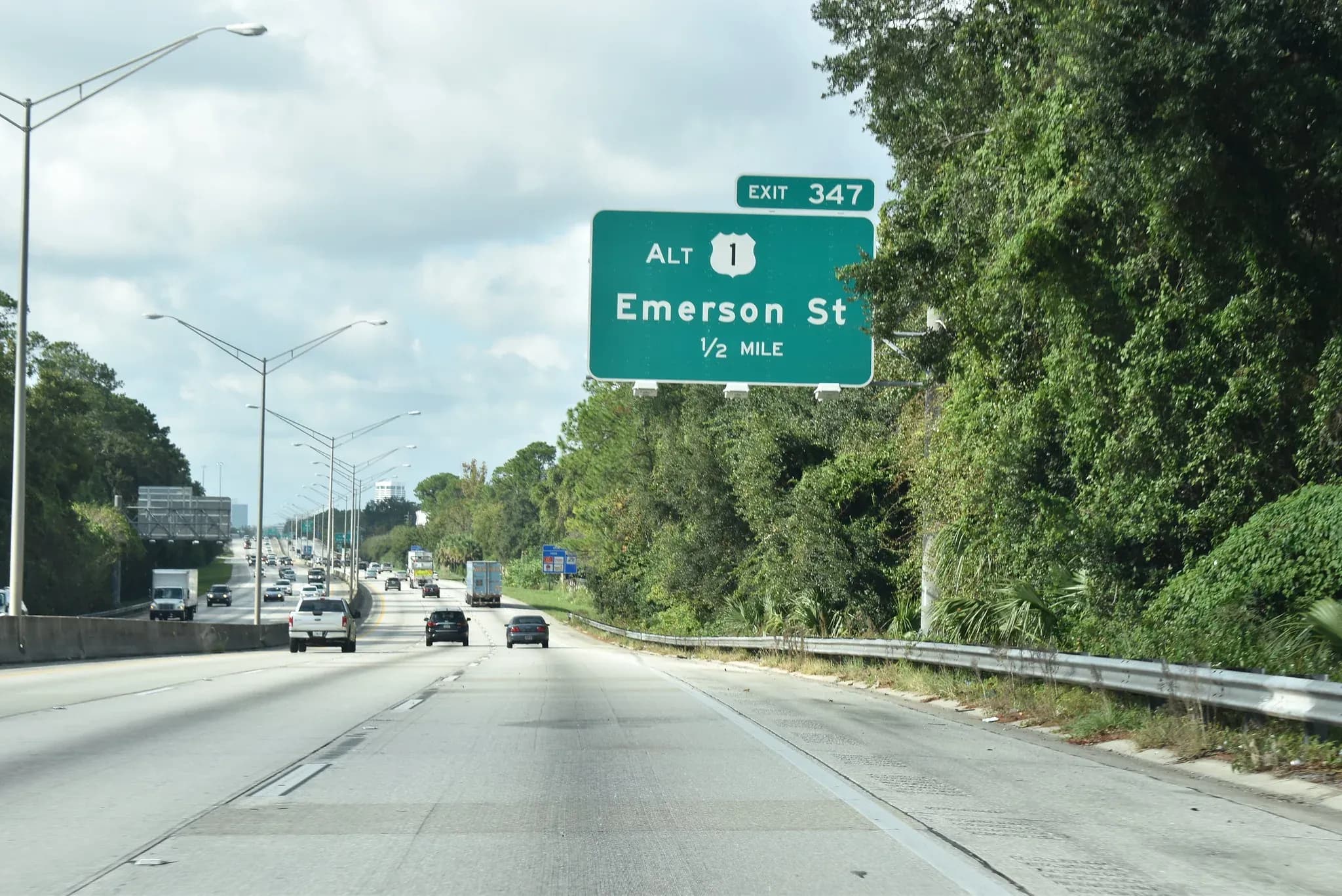 I-95 Widening from south of Emerson Street to Atlantic Boulevard project photo